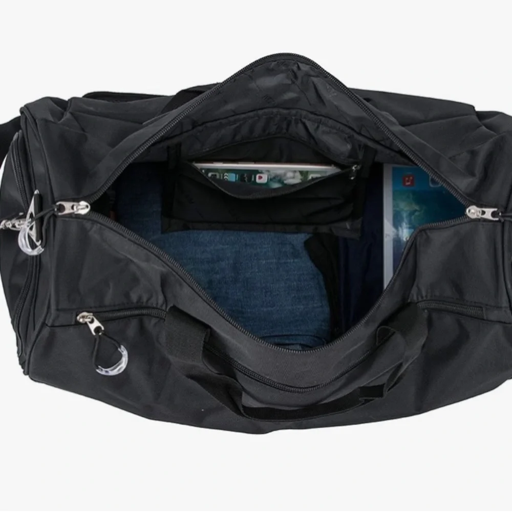 Kuston Sports X-Large Gym, Travel Duffel Bag XL 24.8x12.8x11.6